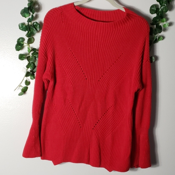 Loft Stitchy Raglan Sweater - Picture 4 of 10